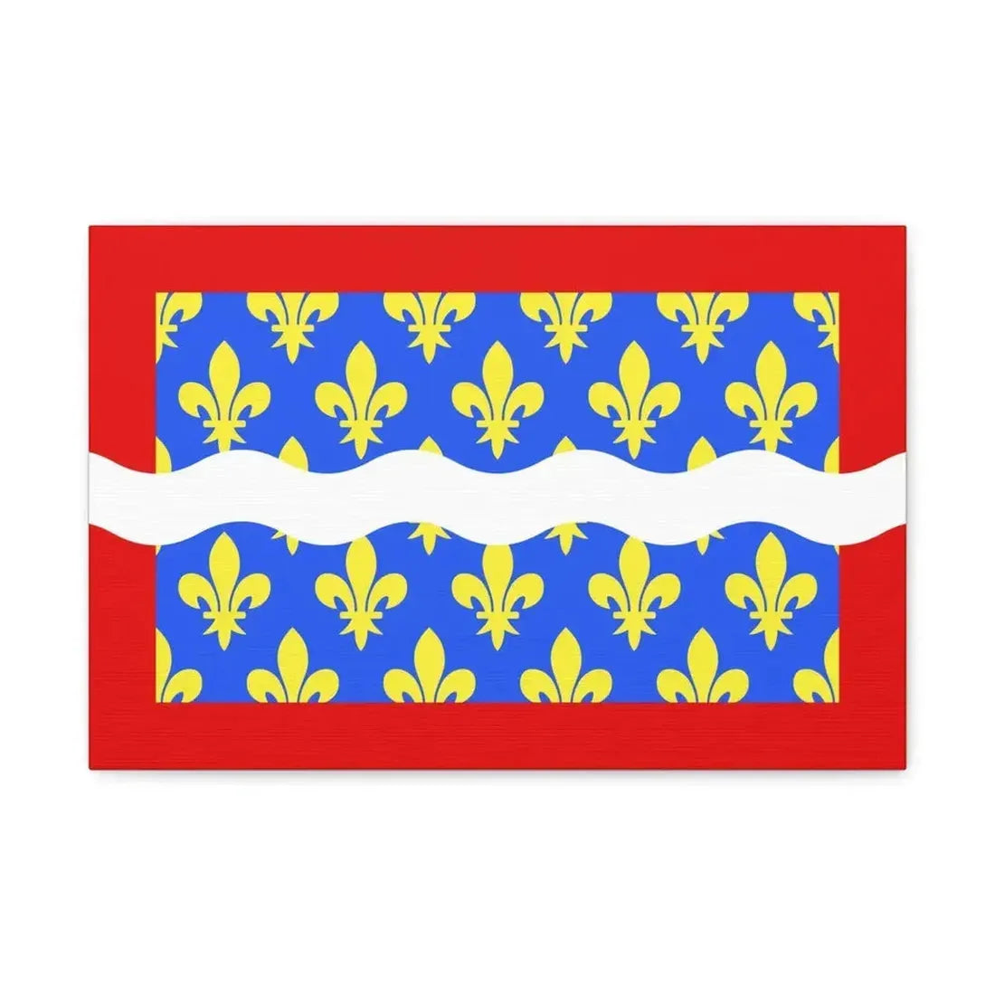 Flag of Cher France - Canvas Wall Art - The Sticker Space