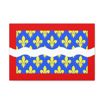 Flag of Cher France - Canvas Wall Art - The Sticker Space