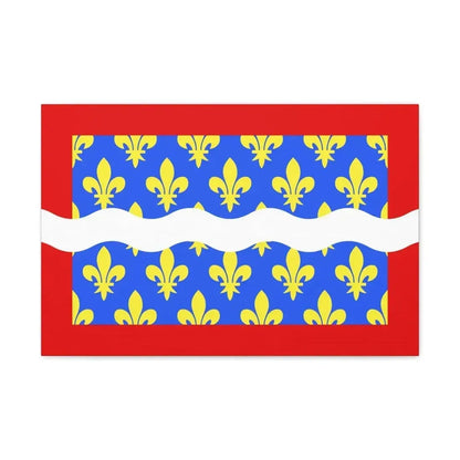 Flag of Cher France - Canvas Wall Art - The Sticker Space