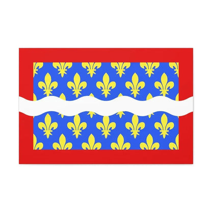 Flag of Cher France - Canvas Wall Art - The Sticker Space