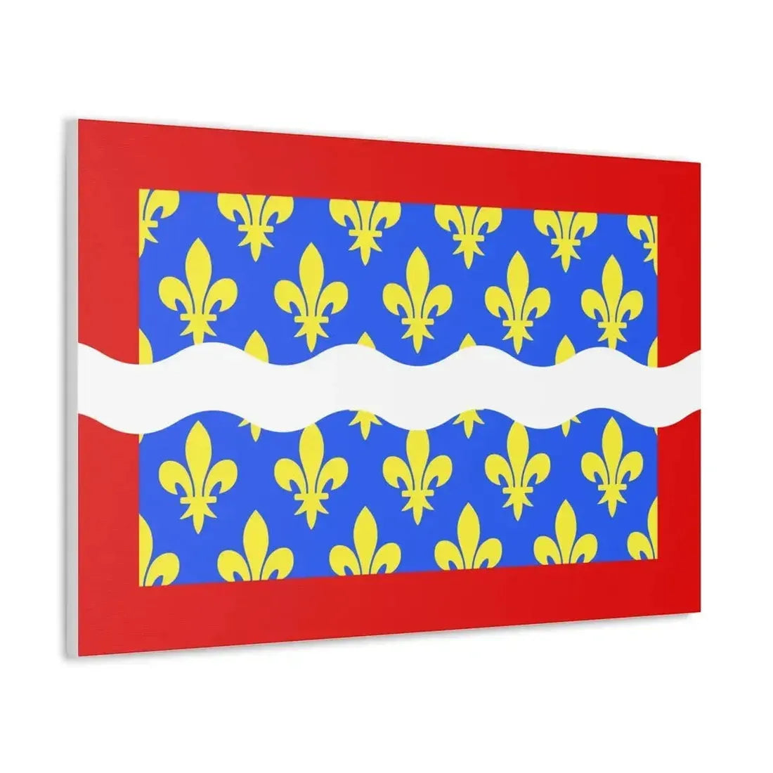 Flag of Cher France - Canvas Wall Art - The Sticker Space