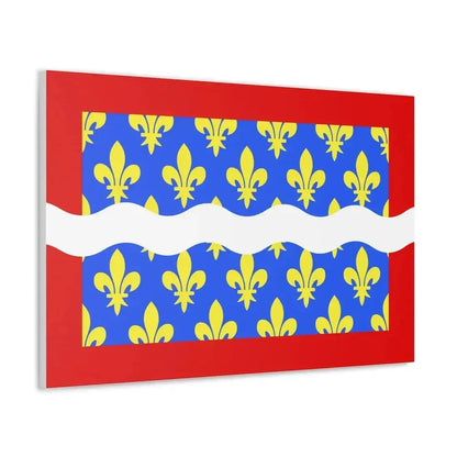 Flag of Cher France - Canvas Wall Art - The Sticker Space