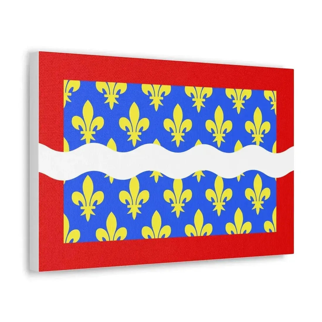 Flag of Cher France - Canvas Wall Art - The Sticker Space