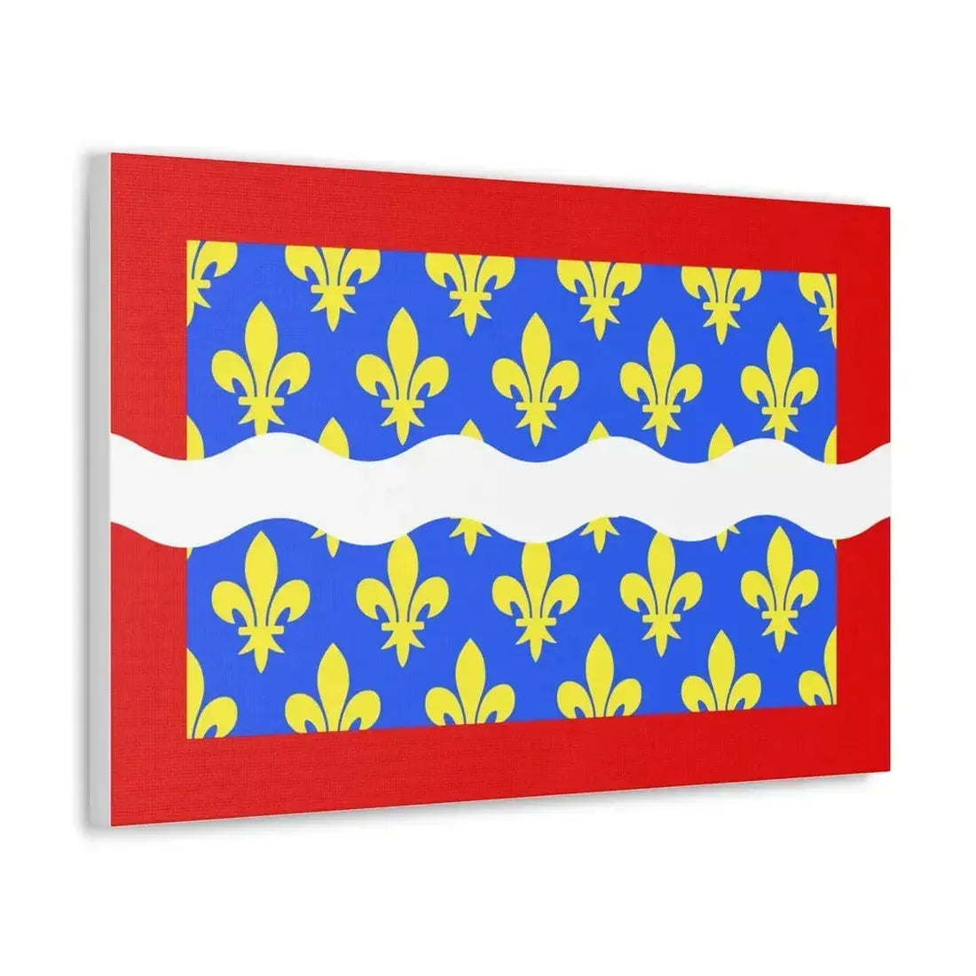 Flag of Cher France - Canvas Wall Art - The Sticker Space