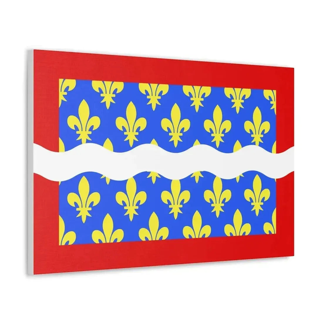 Flag of Cher France - Canvas Wall Art - The Sticker Space