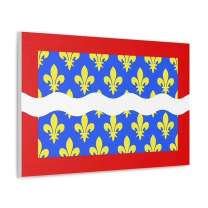 Flag of Cher France - Canvas Wall Art - The Sticker Space