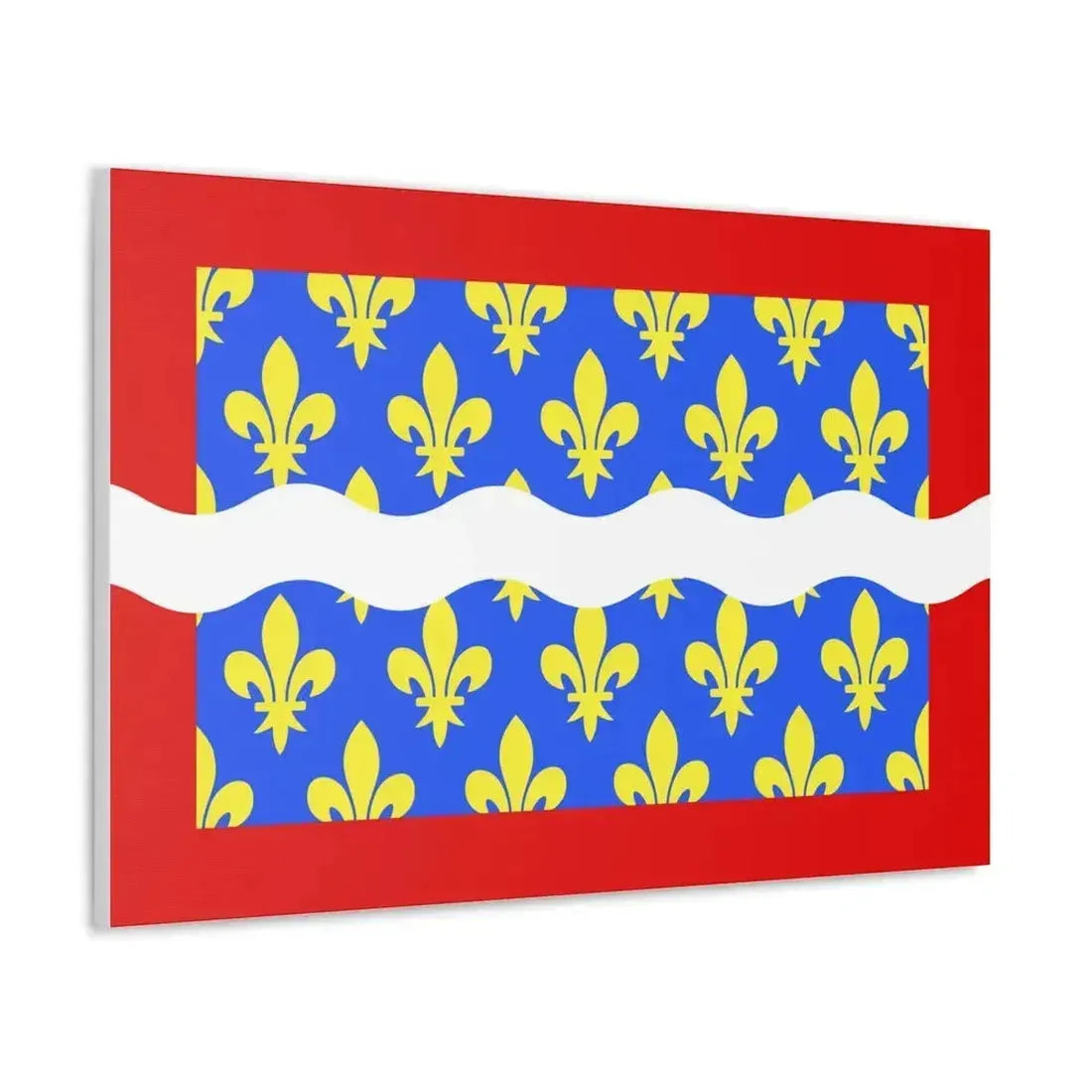 Flag of Cher France - Canvas Wall Art - The Sticker Space