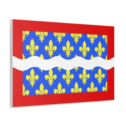 Flag of Cher France - Canvas Wall Art - The Sticker Space