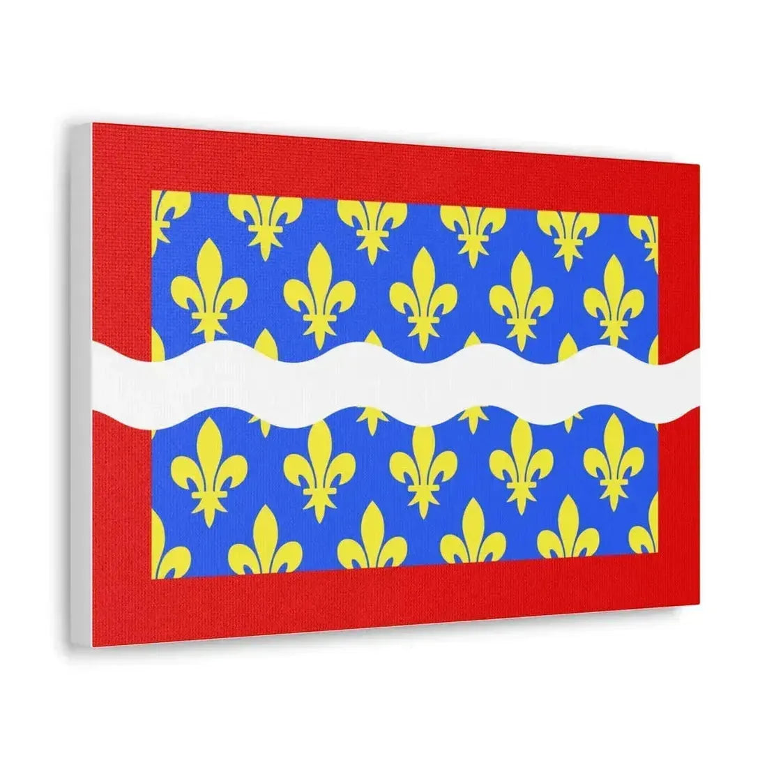 Flag of Cher France - Canvas Wall Art - The Sticker Space