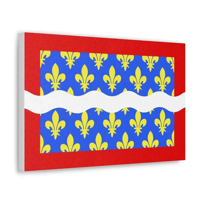 Flag of Cher France - Canvas Wall Art - The Sticker Space