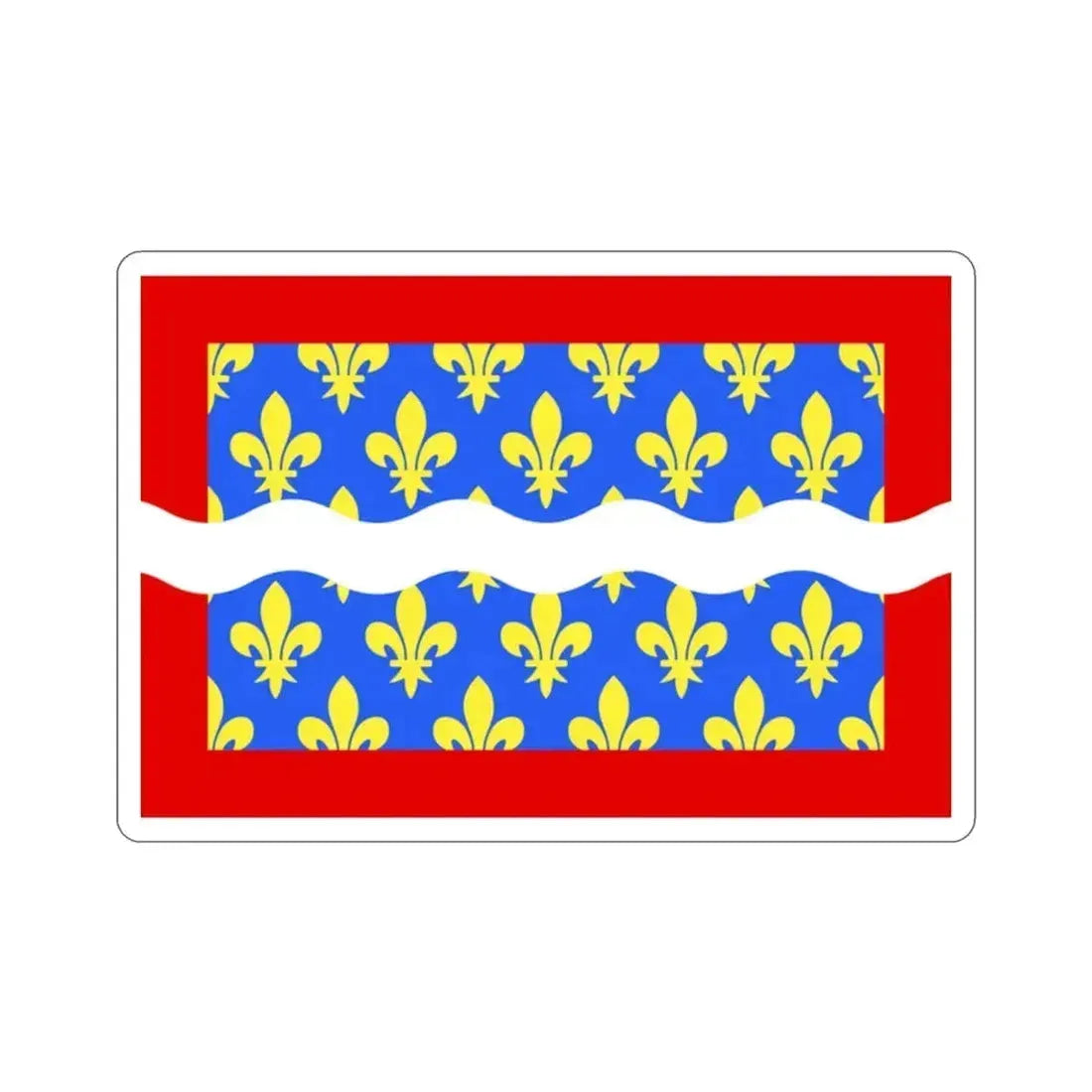 Flag of Cher France STICKER Vinyl Die-Cut Decal 2 Inch - The Sticker Space