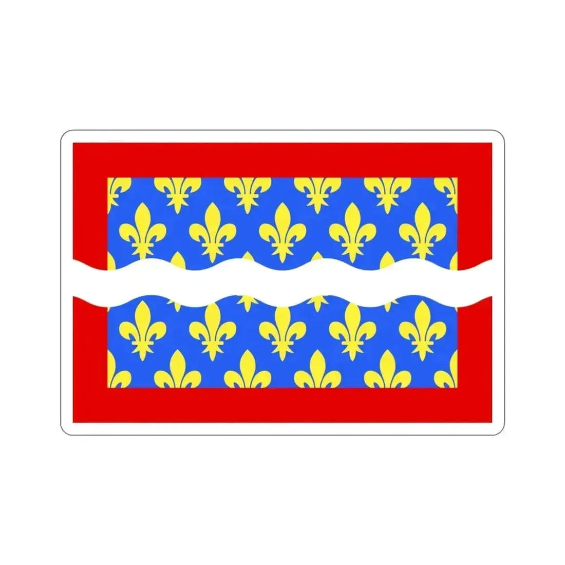 Flag of Cher France STICKER Vinyl Die-Cut Decal 3 Inch - The Sticker Space