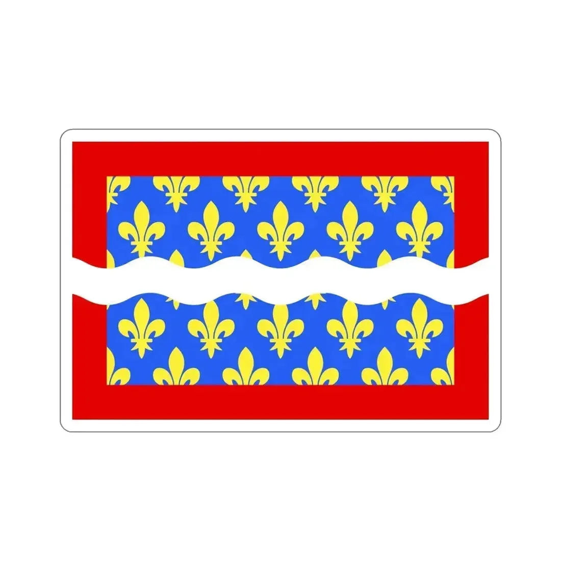 Flag of Cher France STICKER Vinyl Die-Cut Decal 5 Inch - The Sticker Space