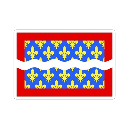 Flag of Cher France STICKER Vinyl Die-Cut Decal 6 Inch - The Sticker Space