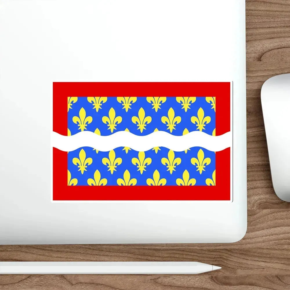 Flag of Cher France STICKER Vinyl Die-Cut Decal - The Sticker Space
