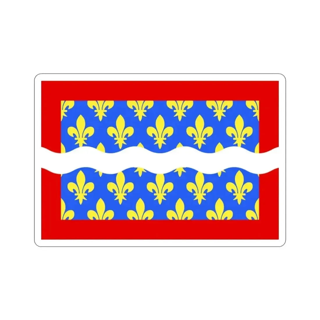 Flag of Cher France STICKER Vinyl Die-Cut Decal - The Sticker Space