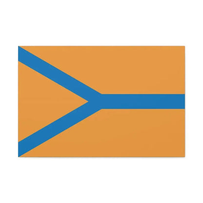 Flag of Cherepovets Russia - Canvas Wall Art 30" x 20" 1.25" - The Sticker Space