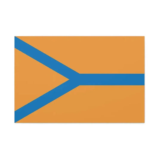 Flag of Cherepovets Russia - Canvas Wall Art 36" x 24" 1.25" - The Sticker Space