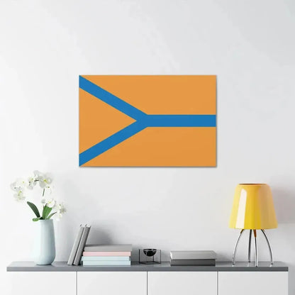 Flag of Cherepovets Russia - Canvas Wall Art - The Sticker Space