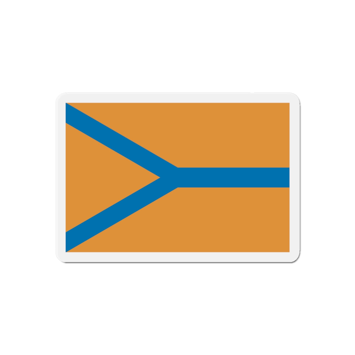 Flag of Cherepovets Russia - Die-Cut Magnet-6 × 6"-The Sticker Space