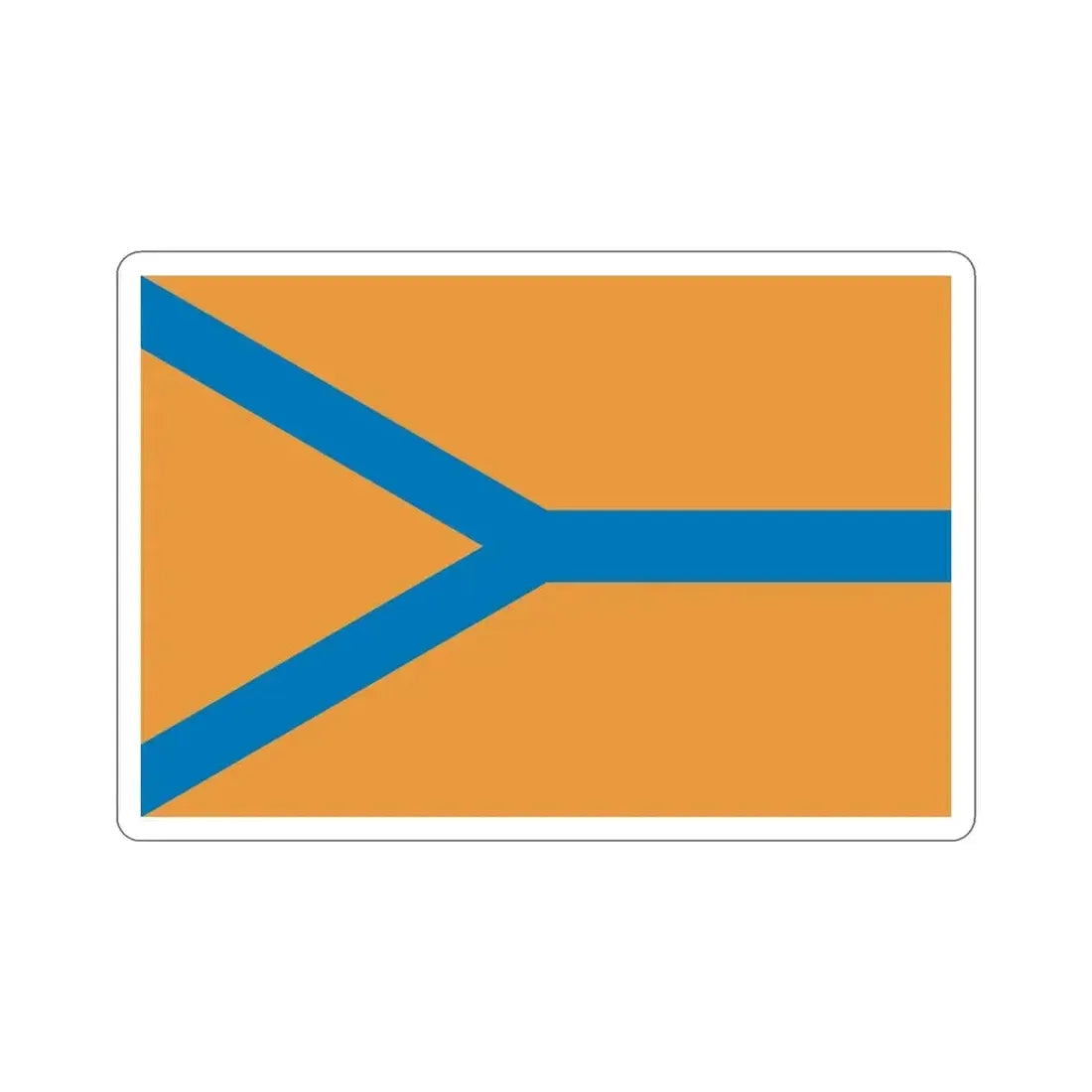 Flag of Cherepovets Russia STICKER Vinyl Die-Cut Decal 5 Inch - The Sticker Space