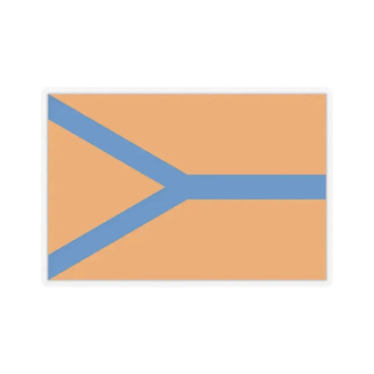 Flag of Cherepovets Russia - STICKER Vinyl Kiss-Cut Decal 2 Inch Transparent - The Sticker Space