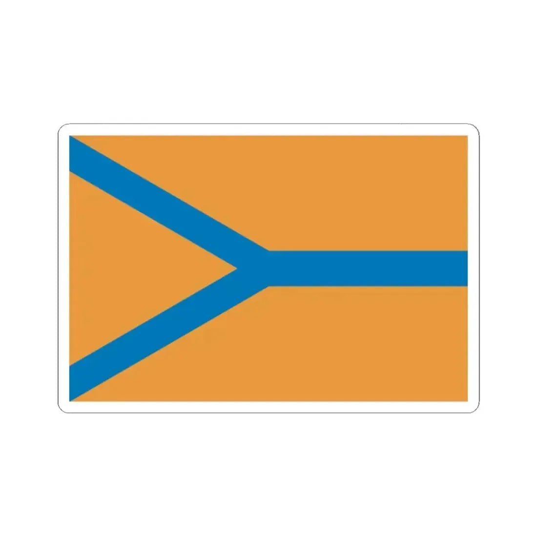 Flag of Cherepovets Russia - STICKER Vinyl Kiss-Cut Decal 2 Inch White - The Sticker Space