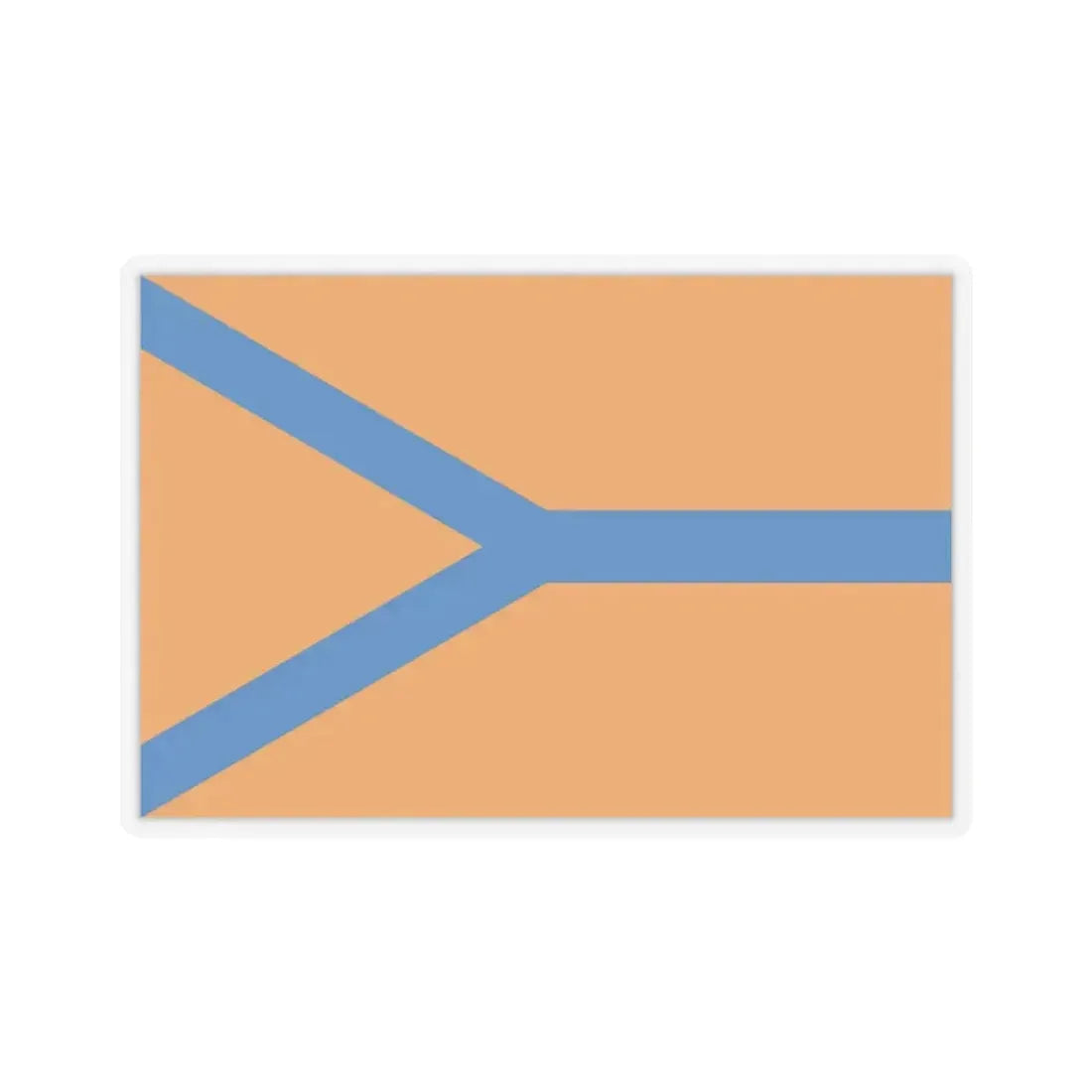 Flag of Cherepovets Russia - STICKER Vinyl Kiss-Cut Decal 3 Inch Transparent - The Sticker Space