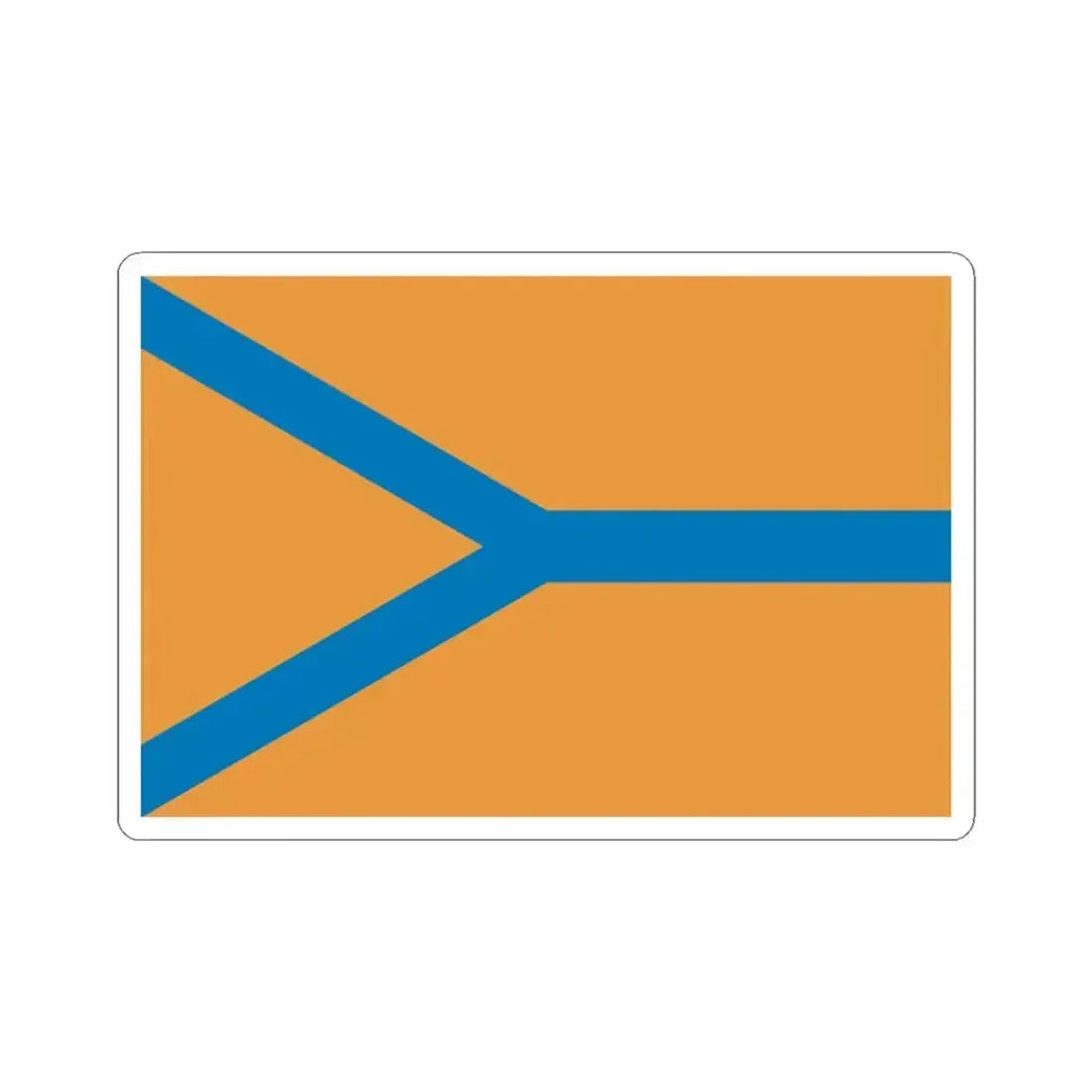 Flag of Cherepovets Russia - STICKER Vinyl Kiss-Cut Decal 3 Inch White - The Sticker Space