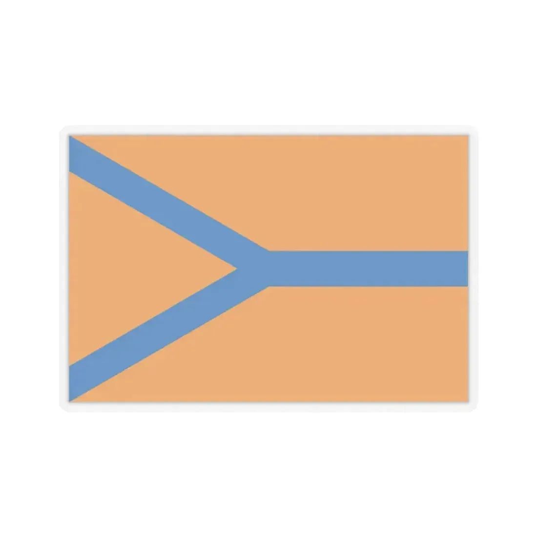 Flag of Cherepovets Russia - STICKER Vinyl Kiss-Cut Decal 4 Inch Transparent - The Sticker Space