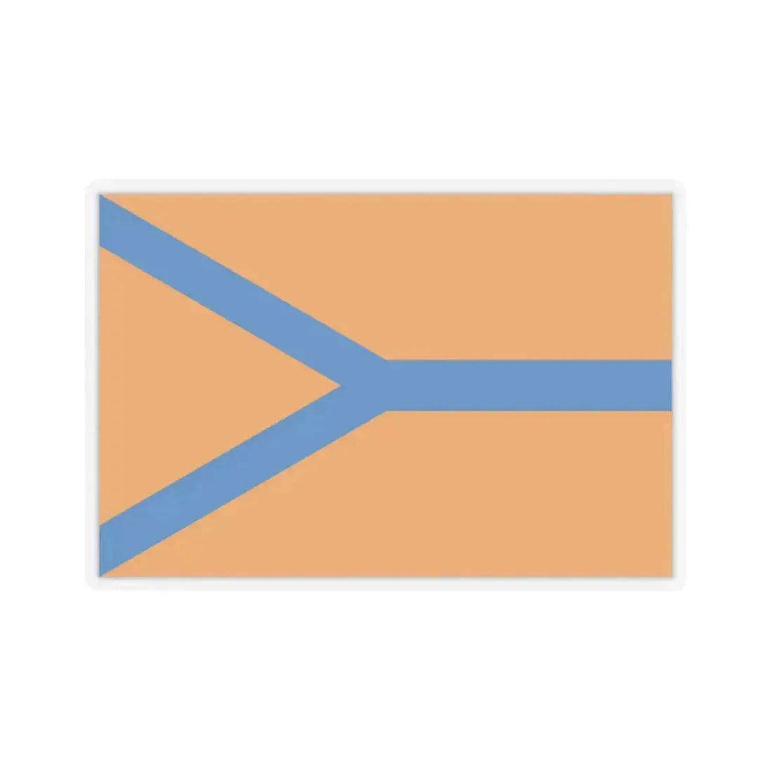 Flag of Cherepovets Russia - STICKER Vinyl Kiss-Cut Decal 6 Inch Transparent - The Sticker Space