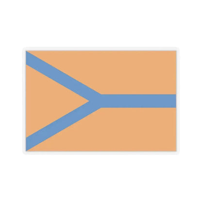 Flag of Cherepovets Russia - STICKER Vinyl Kiss-Cut Decal 6 Inch Transparent - The Sticker Space