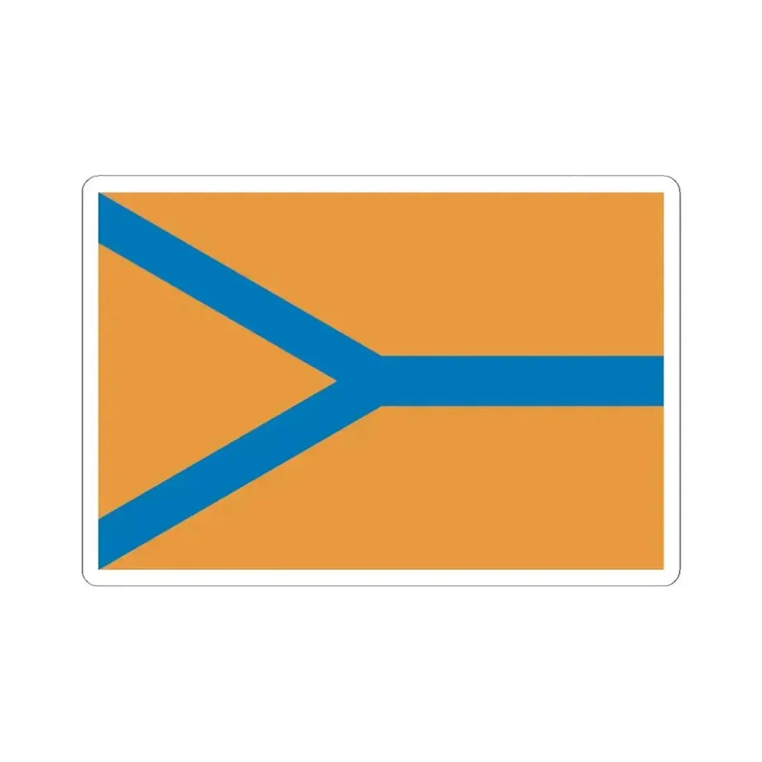 Flag of Cherepovets Russia - STICKER Vinyl Kiss-Cut Decal 6 Inch White - The Sticker Space