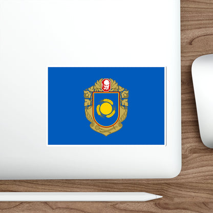 Flag of Cherkasy Oblast Ukraine STICKER Vinyl Die-Cut Decal-The Sticker Space