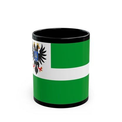 Flag of Chernihiv Oblast Ukraine - Black Coffee Mug-11oz-The Sticker Space