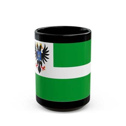 Flag of Chernihiv Oblast Ukraine - Black Coffee Mug-15oz-The Sticker Space