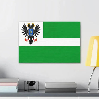 Flag of Chernihiv Oblast Ukraine - Canvas Wall Art - The Sticker Space