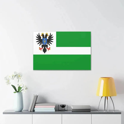 Flag of Chernihiv Oblast Ukraine - Canvas Wall Art - The Sticker Space