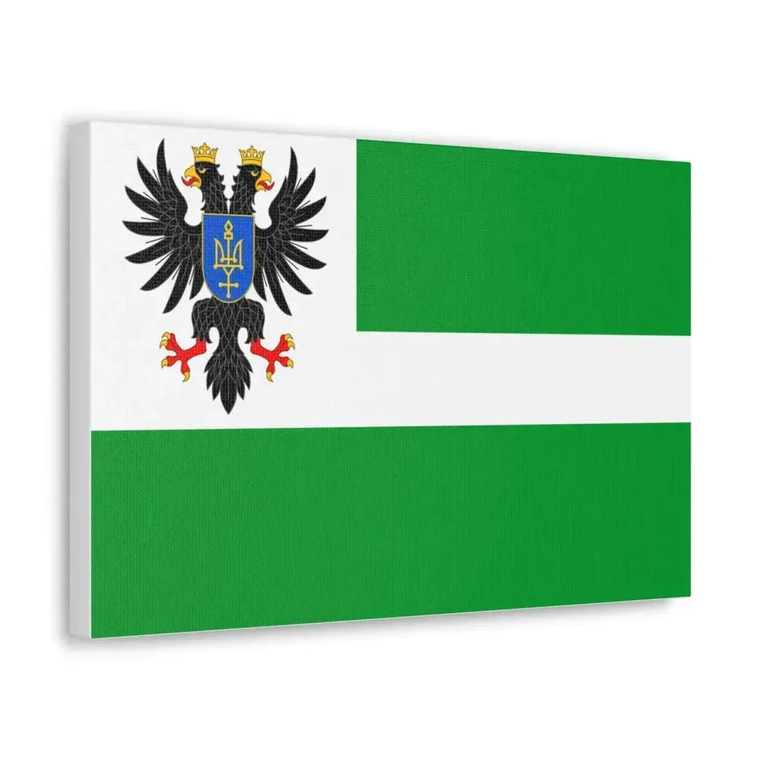Flag of Chernihiv Oblast Ukraine - Canvas Wall Art - The Sticker Space