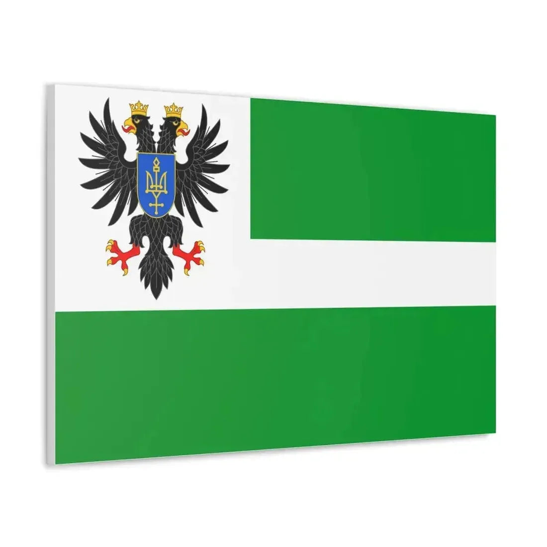 Flag of Chernihiv Oblast Ukraine - Canvas Wall Art - The Sticker Space