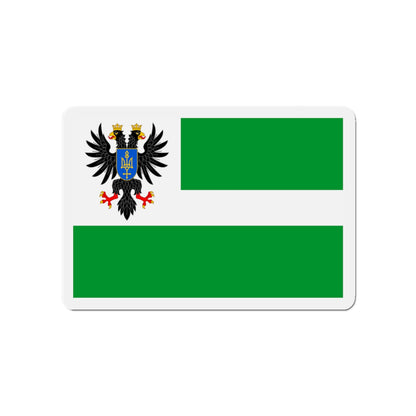 Flag of Chernihiv Oblast Ukraine - Die-Cut Magnet-4" x 4"-The Sticker Space