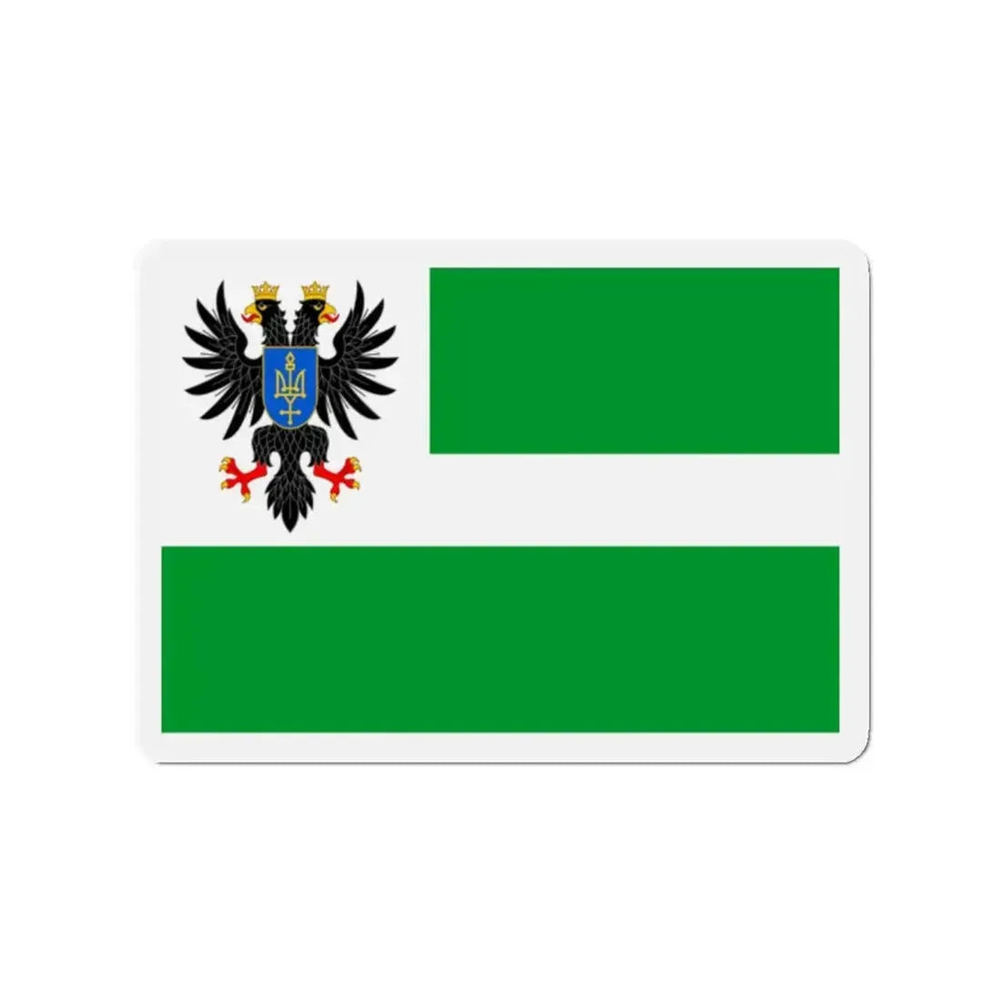Flag of Chernihiv Oblast Ukraine - Refrigerator Magnet 2 Inch - The Sticker Space