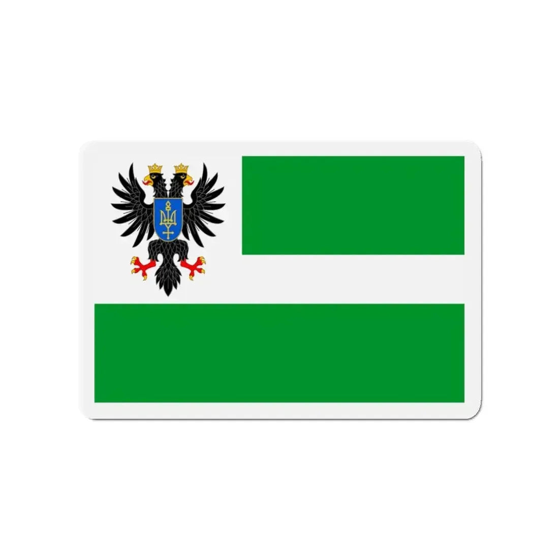 Flag of Chernihiv Oblast Ukraine - Refrigerator Magnet 3 Inch - The Sticker Space