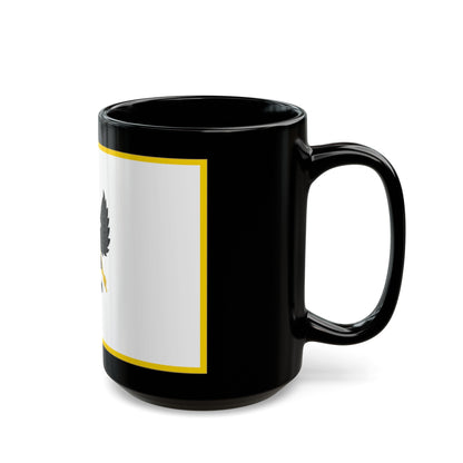 Flag of Chernihiv Ukraine - Black Coffee Mug-The Sticker Space