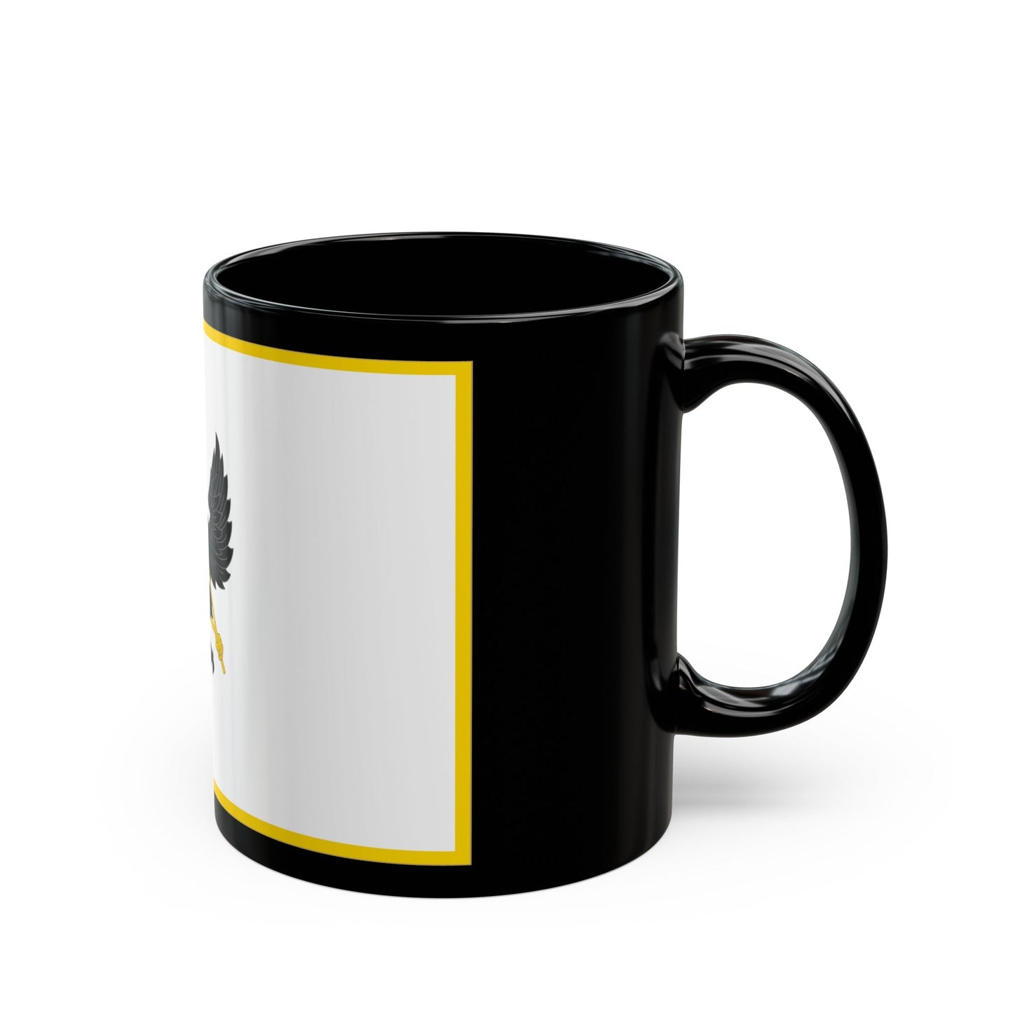 Flag of Chernihiv Ukraine - Black Coffee Mug-The Sticker Space