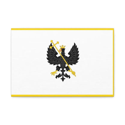 Flag of Chernihiv Ukraine - Canvas Wall Art 18″ x 12″ 1.25" - The Sticker Space