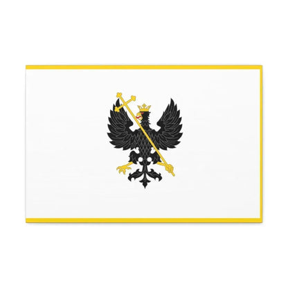 Flag of Chernihiv Ukraine - Canvas Wall Art 24″ x 16″ 1.25" - The Sticker Space