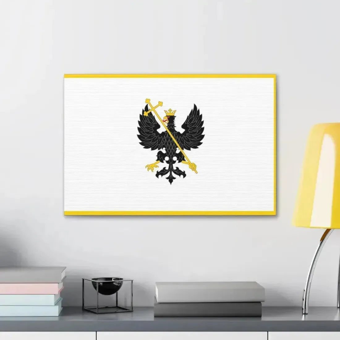 Flag of Chernihiv Ukraine - Canvas Wall Art - The Sticker Space