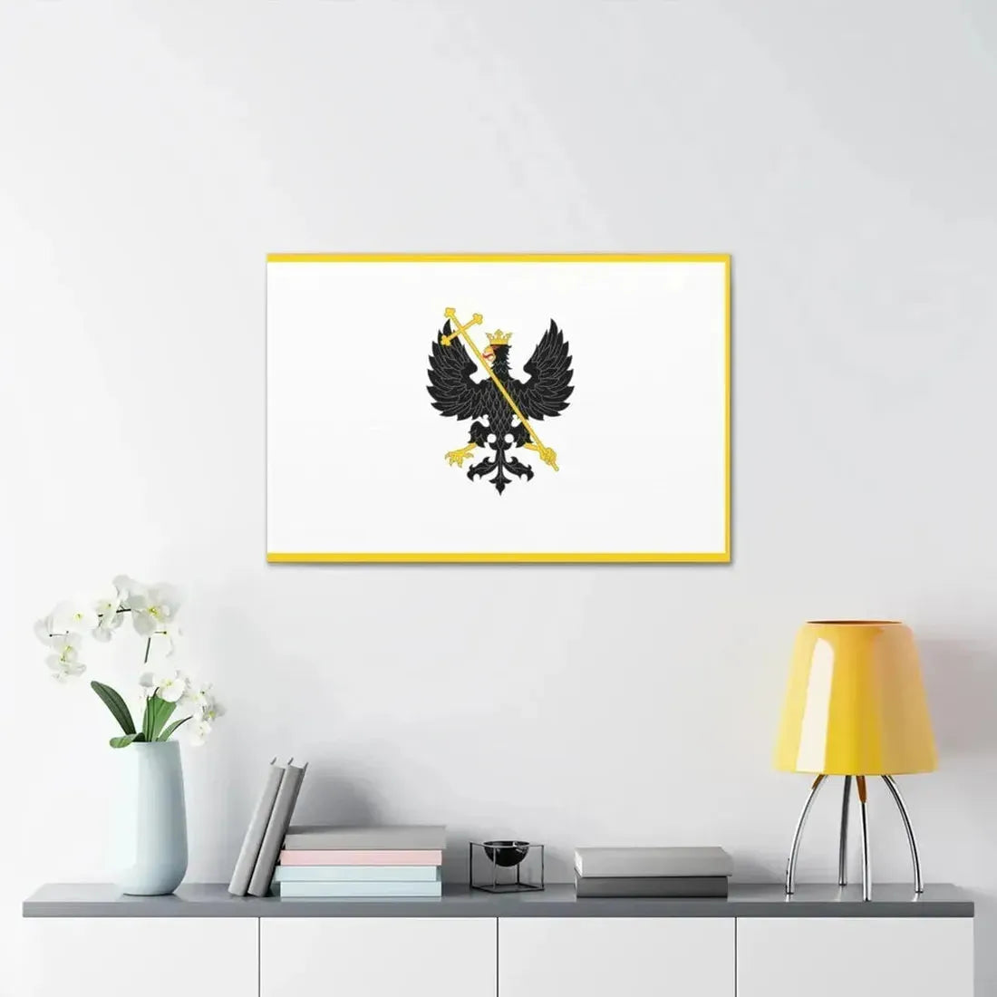 Flag of Chernihiv Ukraine - Canvas Wall Art - The Sticker Space