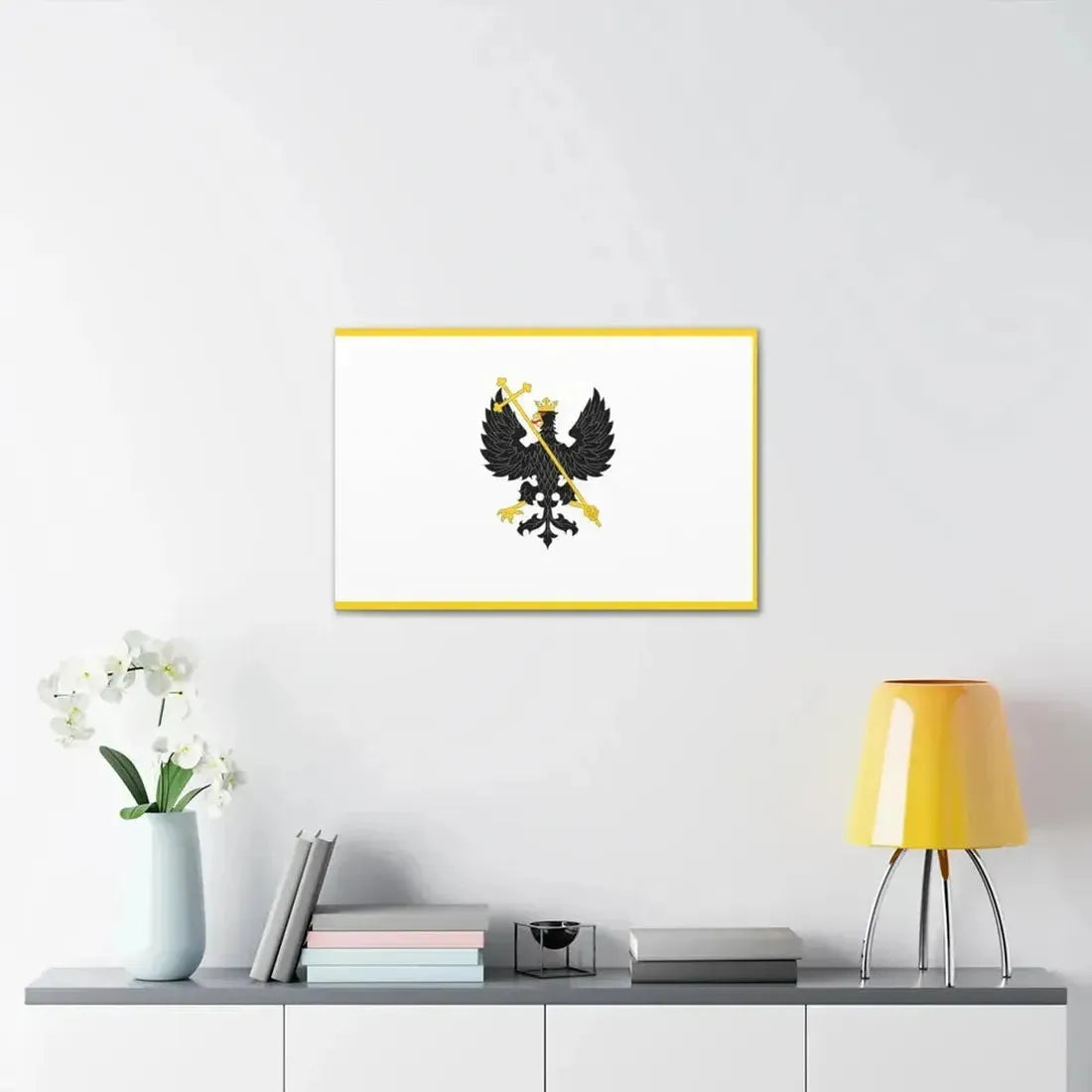 Flag of Chernihiv Ukraine - Canvas Wall Art - The Sticker Space